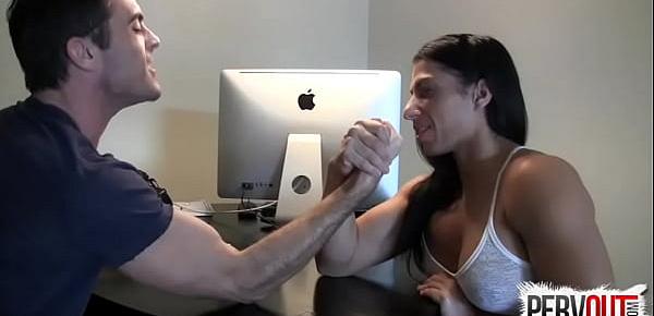  Arm Wrestling for Anal PEGGING LANCE HART ALEXIS RAIN